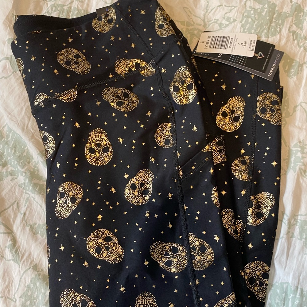 High rise crop leggings